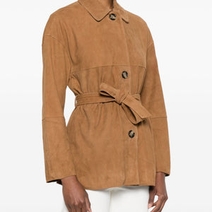 Peuterey Machuca suede leather jacket