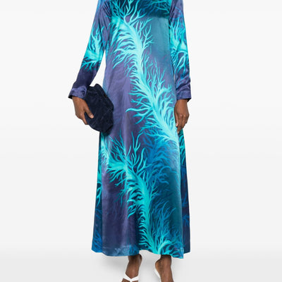 F.R.S . Printed silk dress