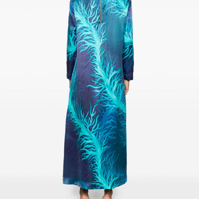 F.R.S . Printed silk dress