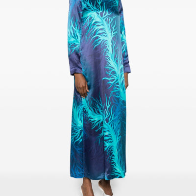 F.R.S . Printed silk dress