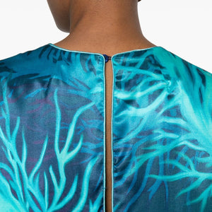 F.R.S . Printed silk dress