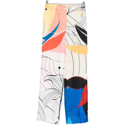 F.R.S . Printed silk trousers