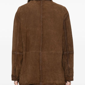 Parosh P.A.R.O.S.H. Suede leather jacket