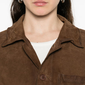 Parosh P.A.R.O.S.H. Suede leather jacket