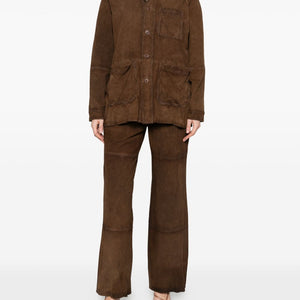 Parosh P.A.R.O.S.H. Suede leather jacket