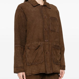 Parosh P.A.R.O.S.H. Suede leather jacket