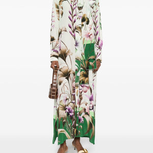 F.R.S . Printed silk dress