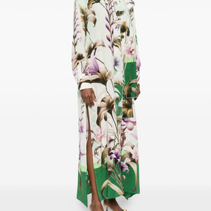 F.R.S . Printed silk dress