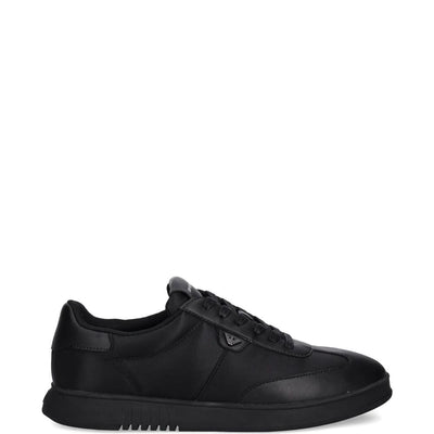 Emporio Armani Nylon sneakers with leather details