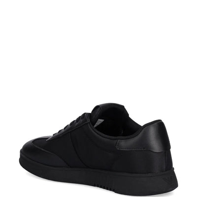 Emporio Armani Nylon sneakers with leather details