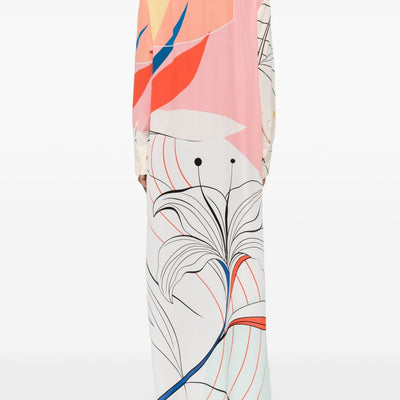 F.R.S . Printed silk dress