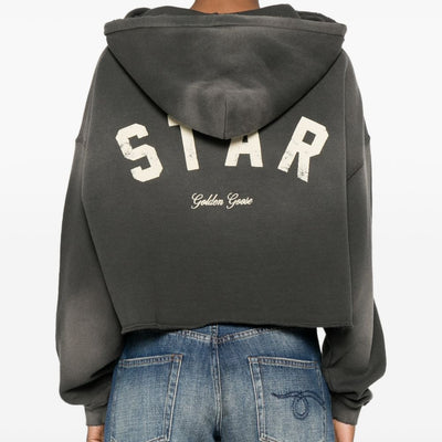 Golden Goose Cotton cropped hoodie