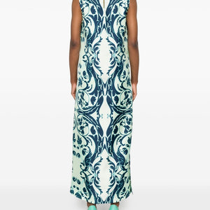 F.R.S . Printed silk dress