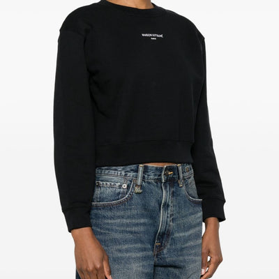 Maison Kitsuné cropped sweatshirt