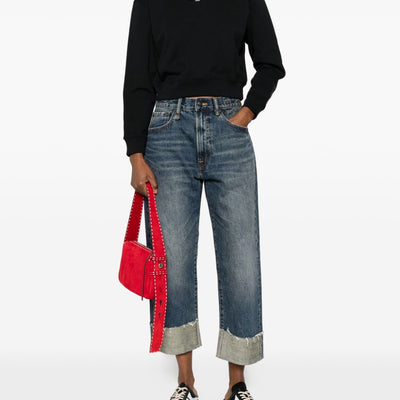 Maison Kitsuné cropped sweatshirt