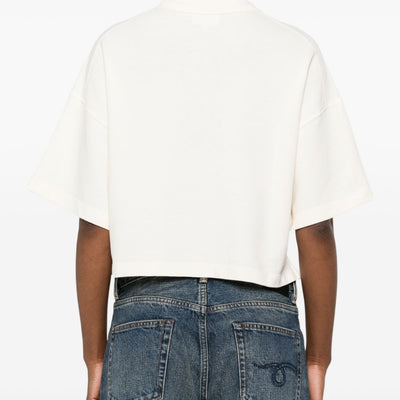 Maison Kitsuné Oversized cotton polo shirt