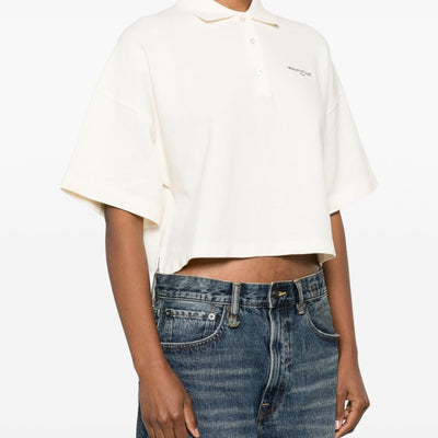 Maison Kitsuné Oversized cotton polo shirt