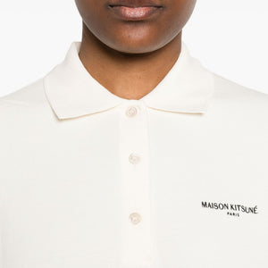 Maison Kitsuné Oversized cotton polo shirt