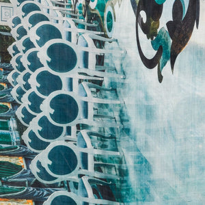 Faliero Sarti Palazzo Mariinskyi silk stole