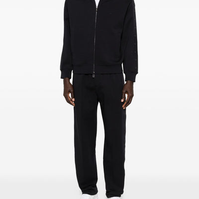 Emporio Armani Cotton zipped sweatshirt