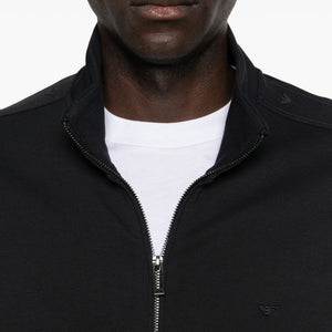 Emporio Armani Cotton zipped sweatshirt