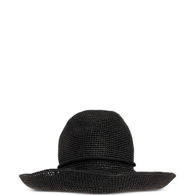 Emporio Armani Natural Cord Sun Crochet Hat