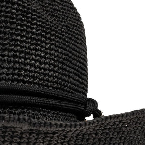 Emporio Armani Natural Cord Sun Crochet Hat