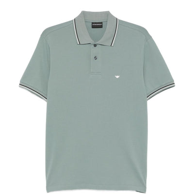 Emporio Armani Logo cotton polo shirt