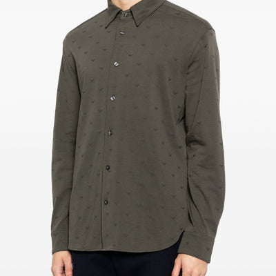 Emporio Armani Logo cotton shirt