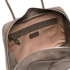 Emporio Armani Eagle Club Capsule Collection Suede-Effect Shoulder Bag