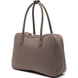 Emporio Armani Eagle Club Capsule Collection Suede-Effect Shoulder Bag