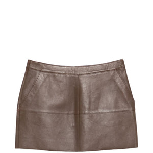 Parosh P.A.R.O.S.H. Leather mini skirt