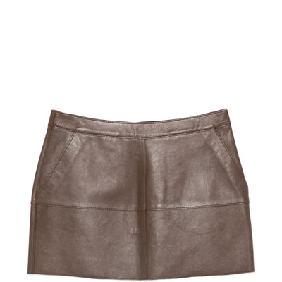 Parosh P.A.R.O.S.H. Leather mini skirt