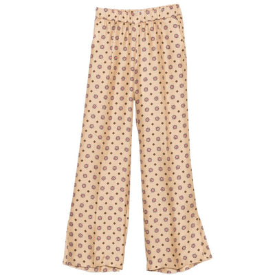 Alberto Biani Printed silk trousers