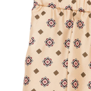 Alberto Biani Printed silk trousers