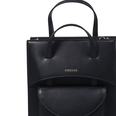 Hidesins Flap J Black Handbag