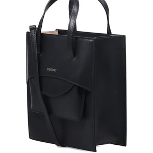 Hidesins Flap J Black Handbag