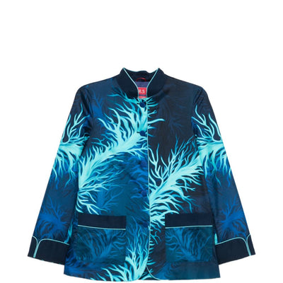 F.R.S . Printed silk jacket