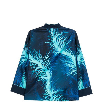 F.R.S . Printed silk jacket