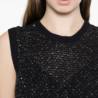Fabiana Filippi Embellished mini dress