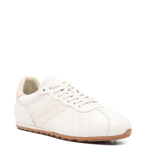 Woolrich Flat Sneakers in Calfskin with Side Bands