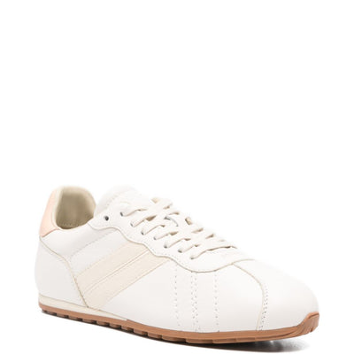 Woolrich Flat Sneakers in Calfskin with Side Bands