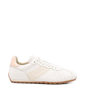 Woolrich Flat Sneakers in Calfskin with Side Bands