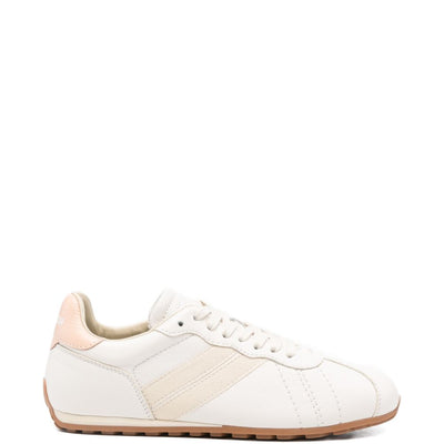 Woolrich Flat Sneakers in Calfskin with Side Bands