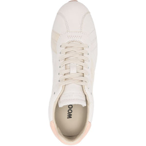 Woolrich Flat Sneakers in Calfskin with Side Bands