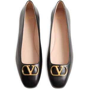 Valentino Garavani VLogo Signature leather ballets
