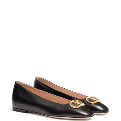 Valentino Garavani VLogo Signature leather ballets