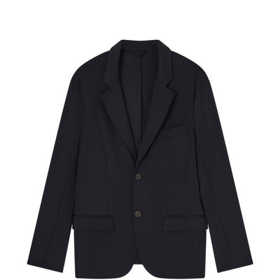 Emporio Armani Nylon single-breasted blazer