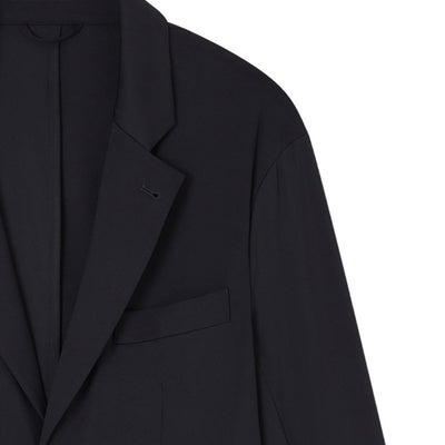 Emporio Armani Nylon single-breasted blazer