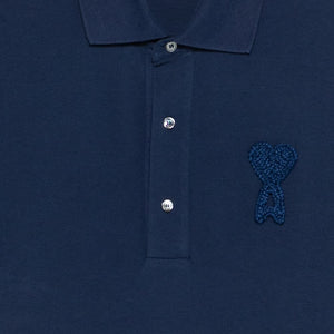 Ami Paris Ami De Couer cotton polo shirt